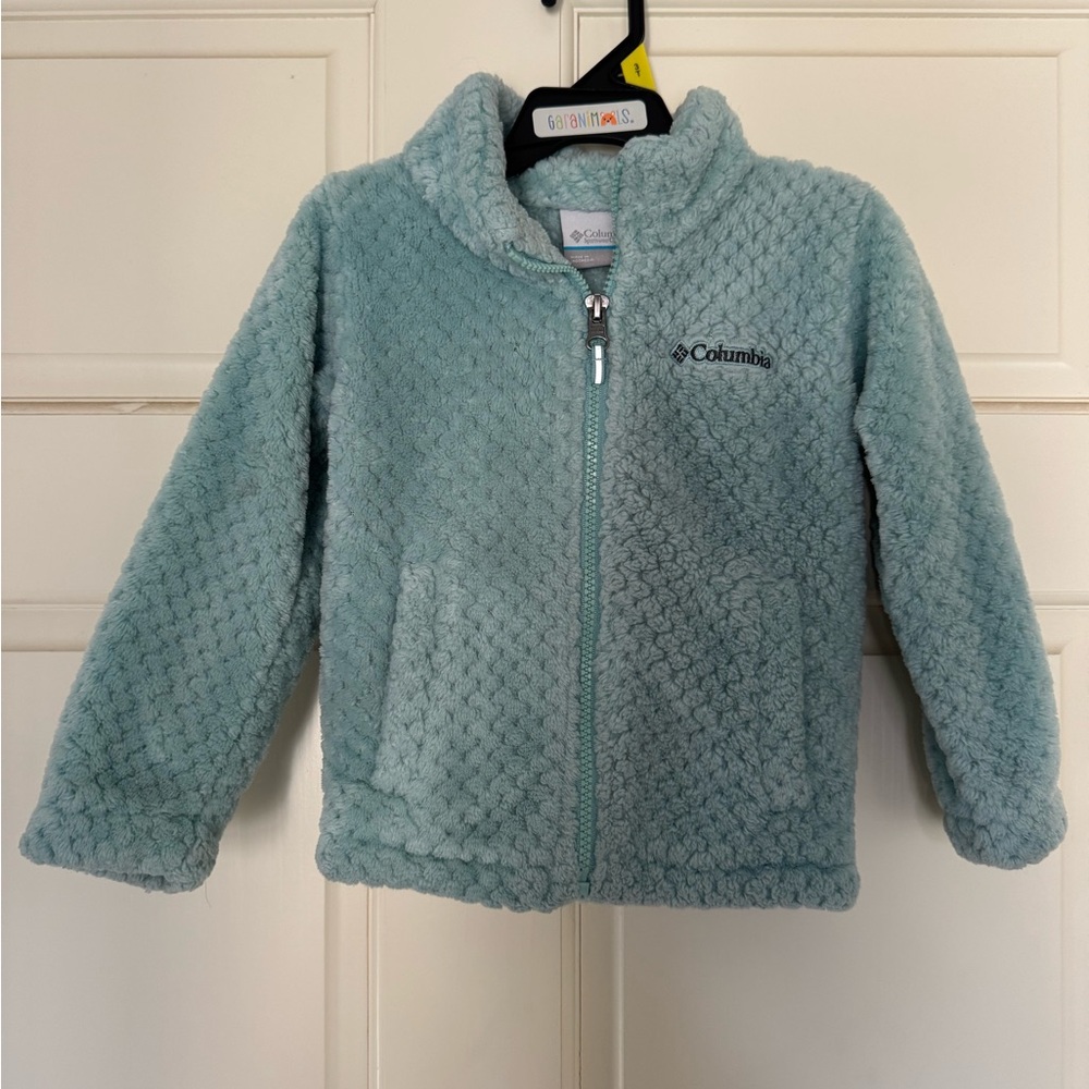 Columbia Soft Fleece Jacket in Light Gray